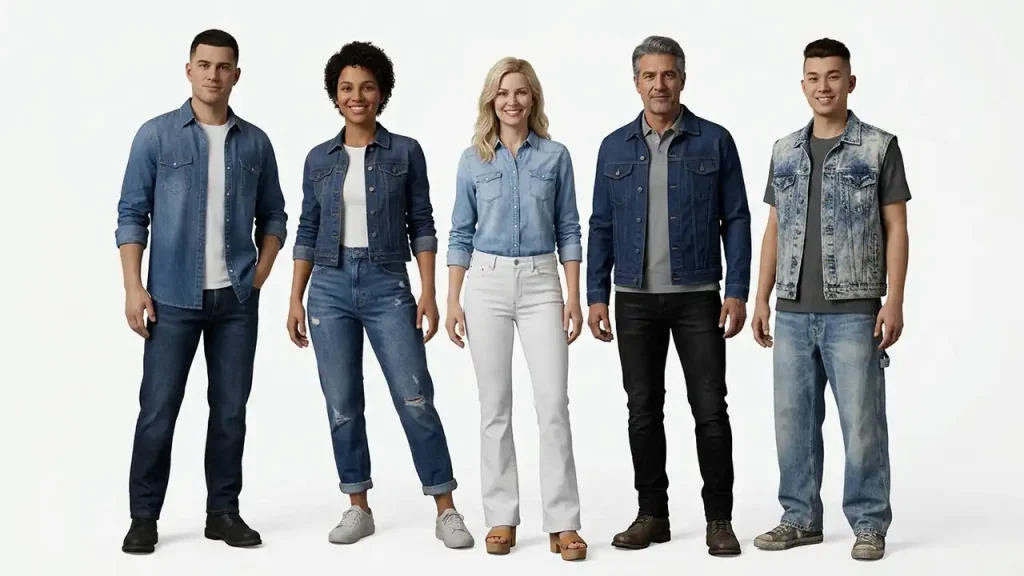 Production-Ready Denim Clothing Collection for MetaHumans